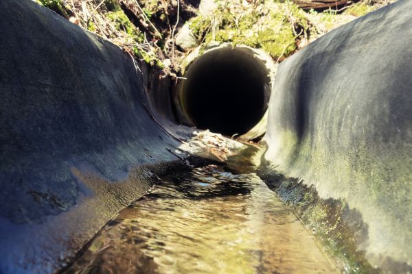 Drainage Swale Installation in Lees Summit