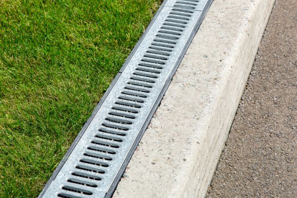 Courtyard Drain Installation in Lees Summit